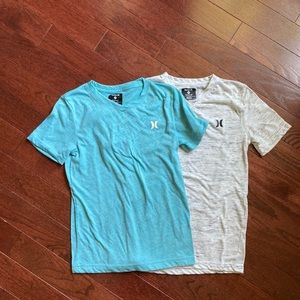 Set of 2-boys Hurley tshirts
